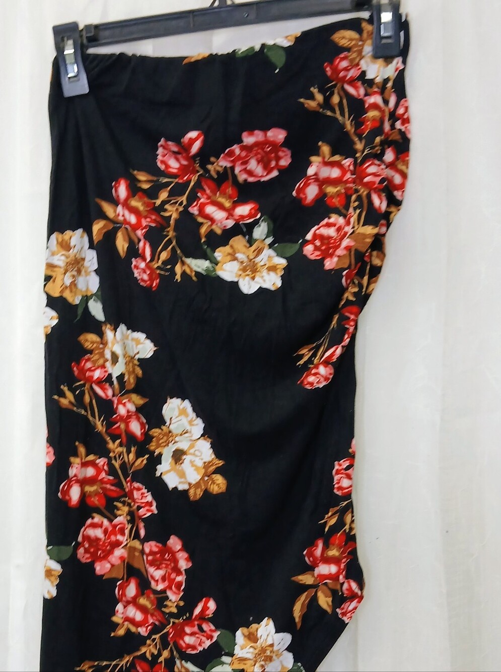 VENUS Black Floral-Accent Men Bag
